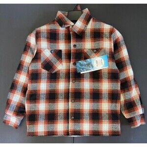 Iceburg Youth Boys Thermal Plaid Coat Jacket S 8/10 Brand New Plaid Pockets